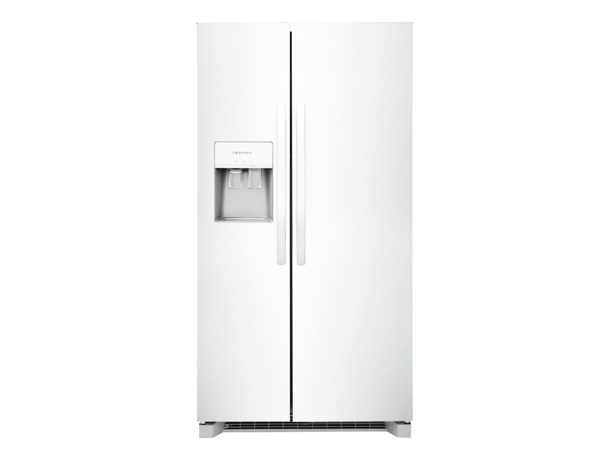 CROSLEY 25.6 Cubic Foot Side -By-Side Refrigerator White