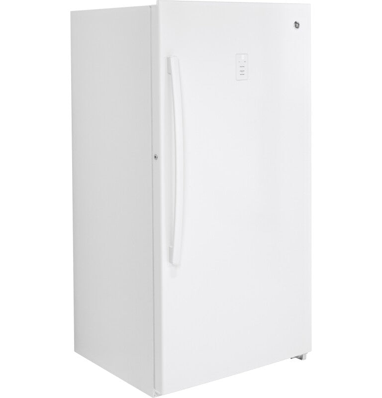 GE 17.3 Cu. Ft. Frost-Free Garage Ready Upright Freezer (FUF17SMRWW)
