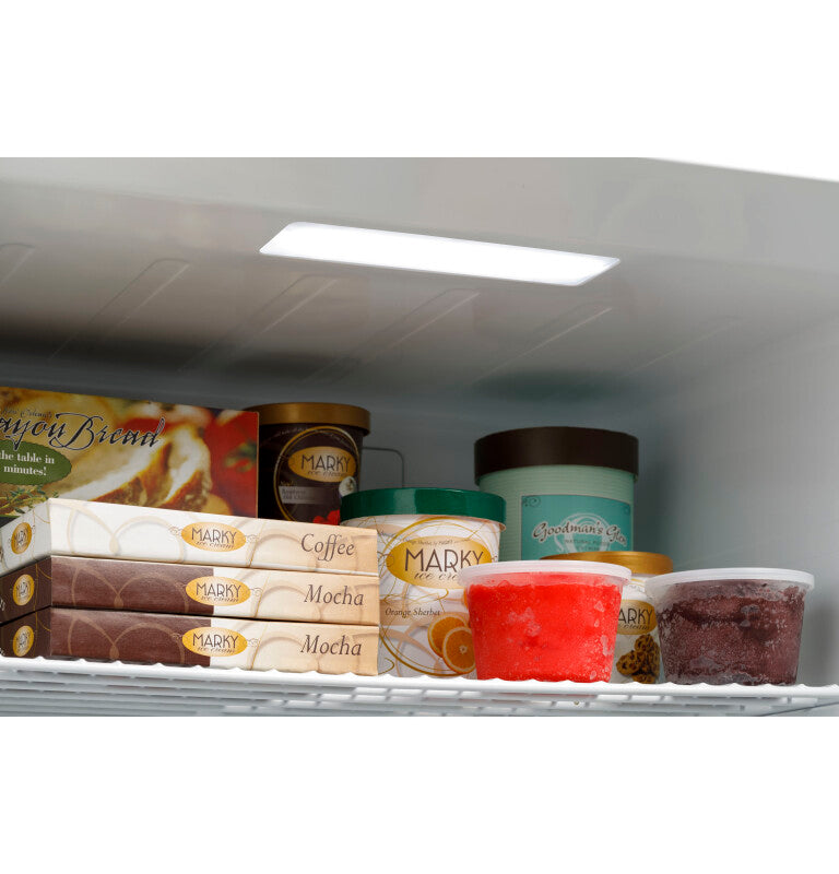 GE 17.3 Cu. Ft. Frost-Free Garage Ready Upright Freezer (FUF17SMRWW)