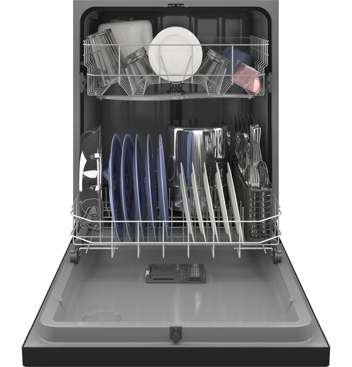 GE Dishwasher with Front Controls (GDF450PGRBB)