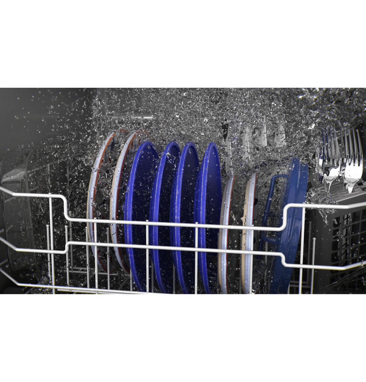 GE Top Control with Plastic Interior Dishwasher with Sanitize Cycle & Dry Boost (GDT630PYRFS)