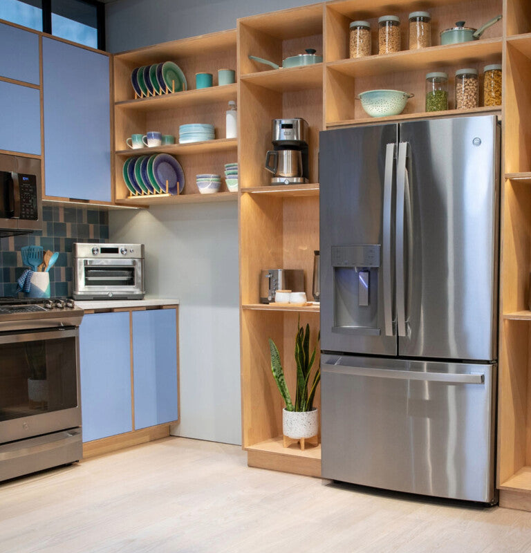 GE 27.7 Cu. Ft. Fingerprint Resistant French-Door Refrigerator (GFE28GYNFS)