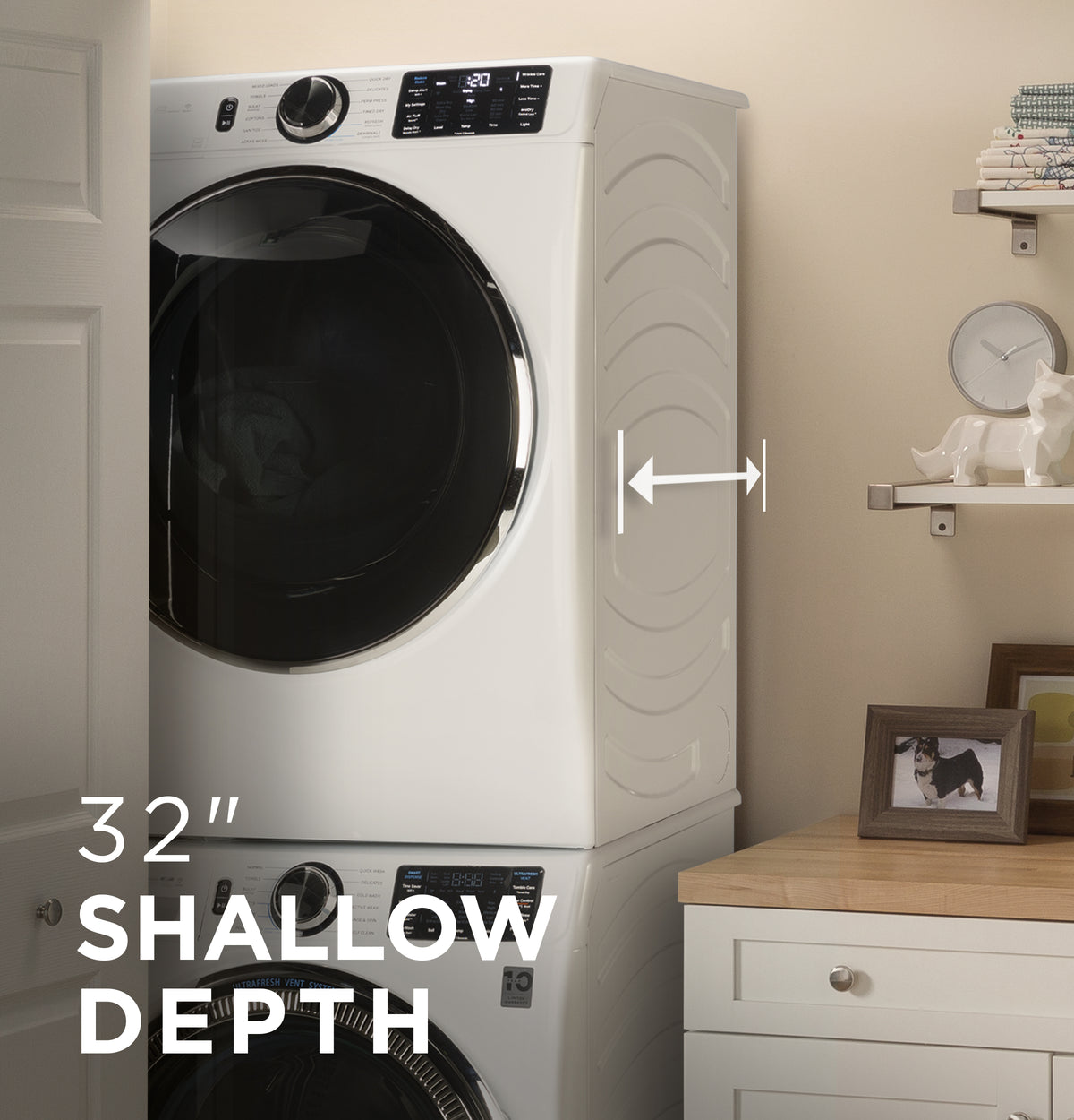 GE 5.0 cu. ft. Capacity Smart Front Load Steam Washer with SmartDispense UltraFresh Vent System with OdorBlock and Steam (GFW655SSVWW)