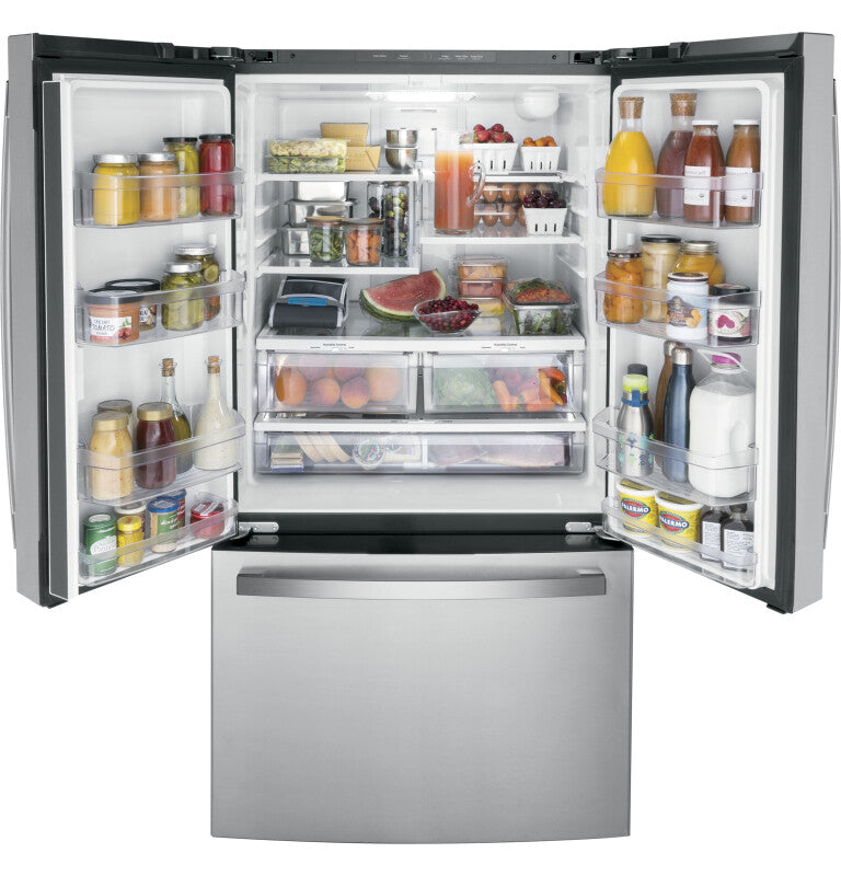 GE 27.0 Cu. Ft. Fingerprint Resistant French-Door Refrigerator (GNE27JYMFS)