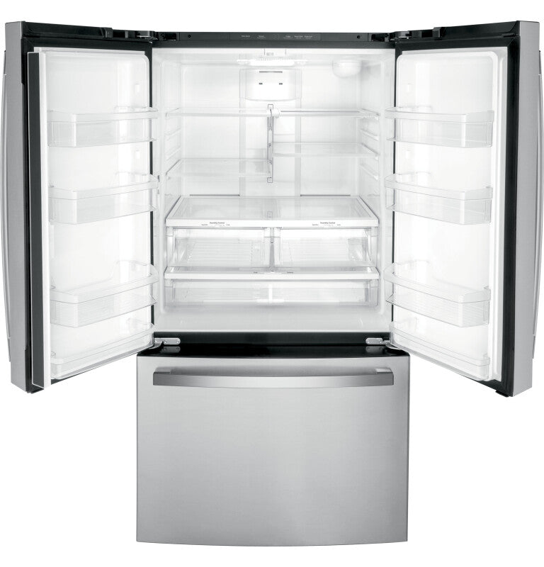 GE 27.0 Cu. Ft. Fingerprint Resistant French-Door Refrigerator (GNE27JYMFS)