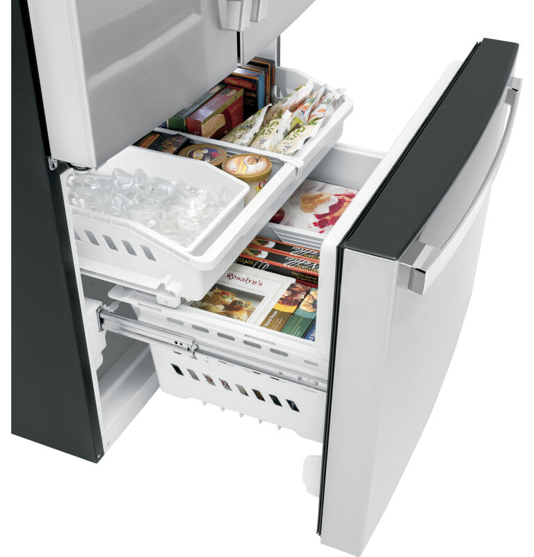 GE 27.0 Cu. Ft. Fingerprint Resistant French-Door Refrigerator (GNE27JYMFS)