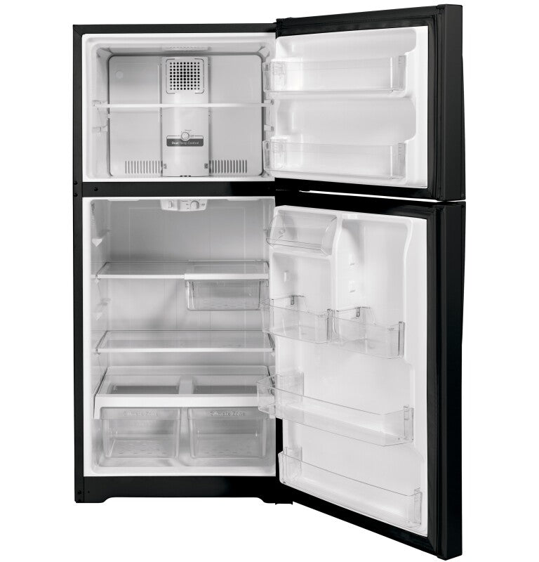 GE 21.9 Cu. Ft. Garage Ready Top-Freezer Refrigerator (GTS22KGNRBB)