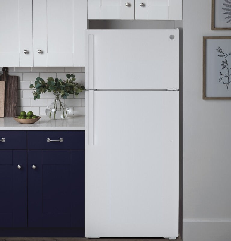 GE 21.9 Cu. Ft. Garage Ready Top-Freezer Refrigerator (GTS22KGNRWW)