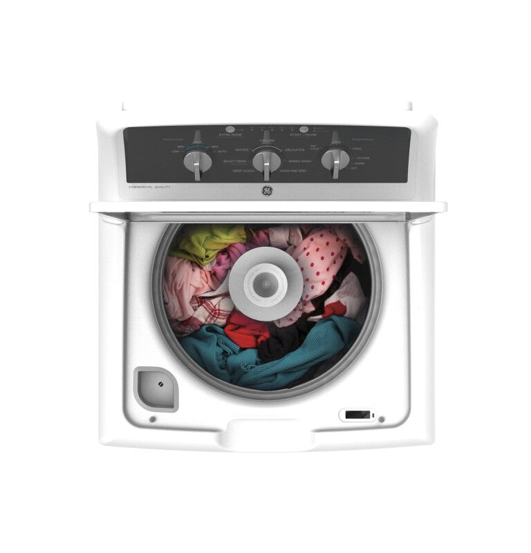 GE 4.3 cu. ft. Capacity Washer with Stainless Steel Basket,5-yr Limited Warranty (GTW525ACWWB)