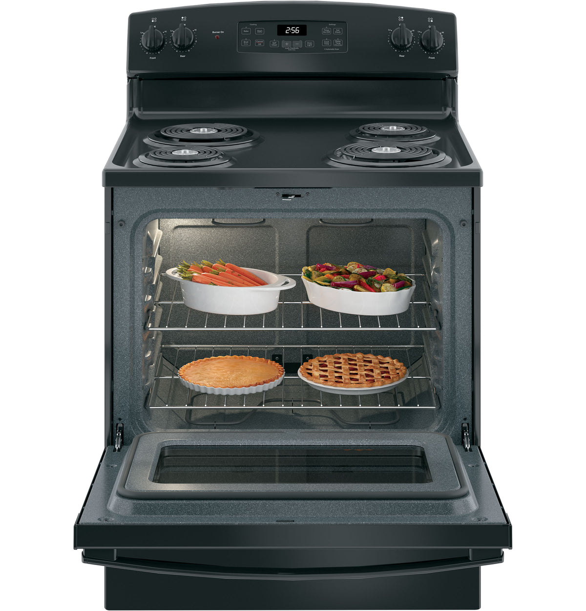 GE 30" Free-Standing Self-Clean Electric Range (JB256DMBB)