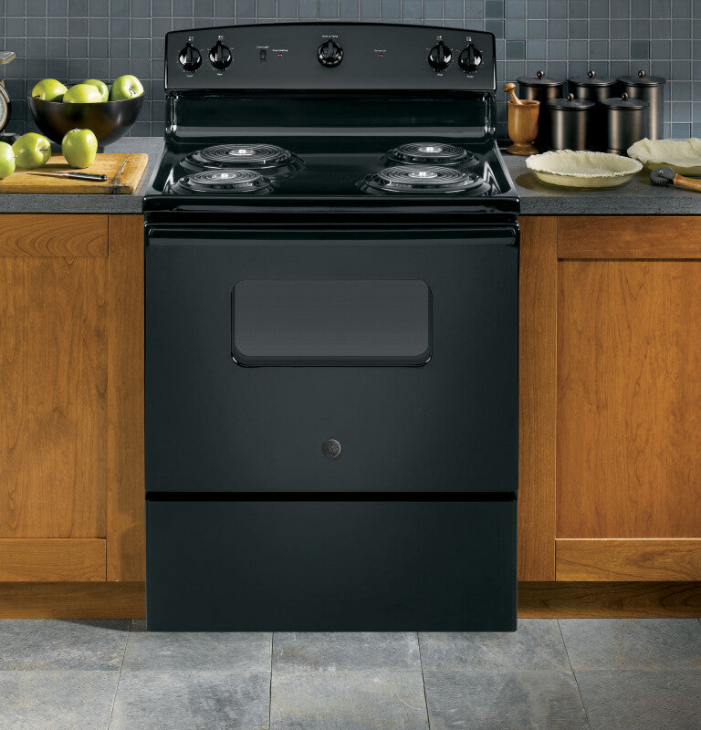 GE 30" Free-Standing Electric Range (JBS160DMBB)