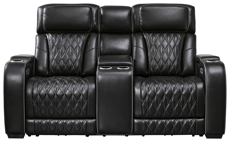 Boyington Black Loveseat