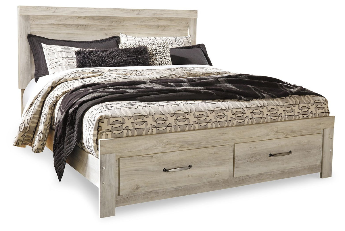 Bellaby King Bed with 2 Storage Drawers