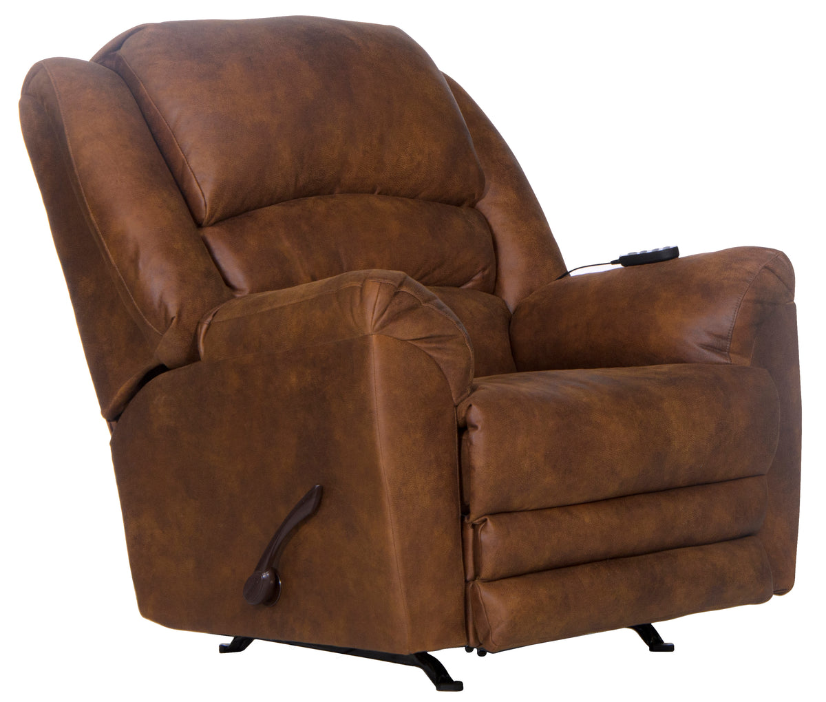Hayden Auburn Chaise Rocker Recl w/Heat/Massage & Oversize Xtra Comfort Footrest