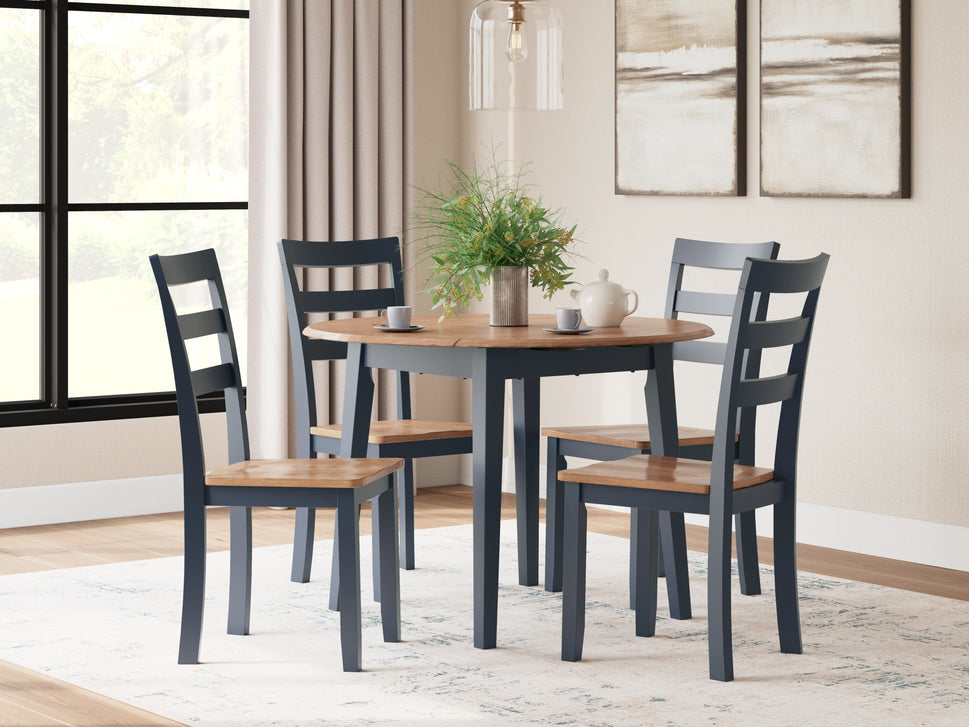 Gesthaven Counter Height Dining Table and 4 Barstools (Set of 5)