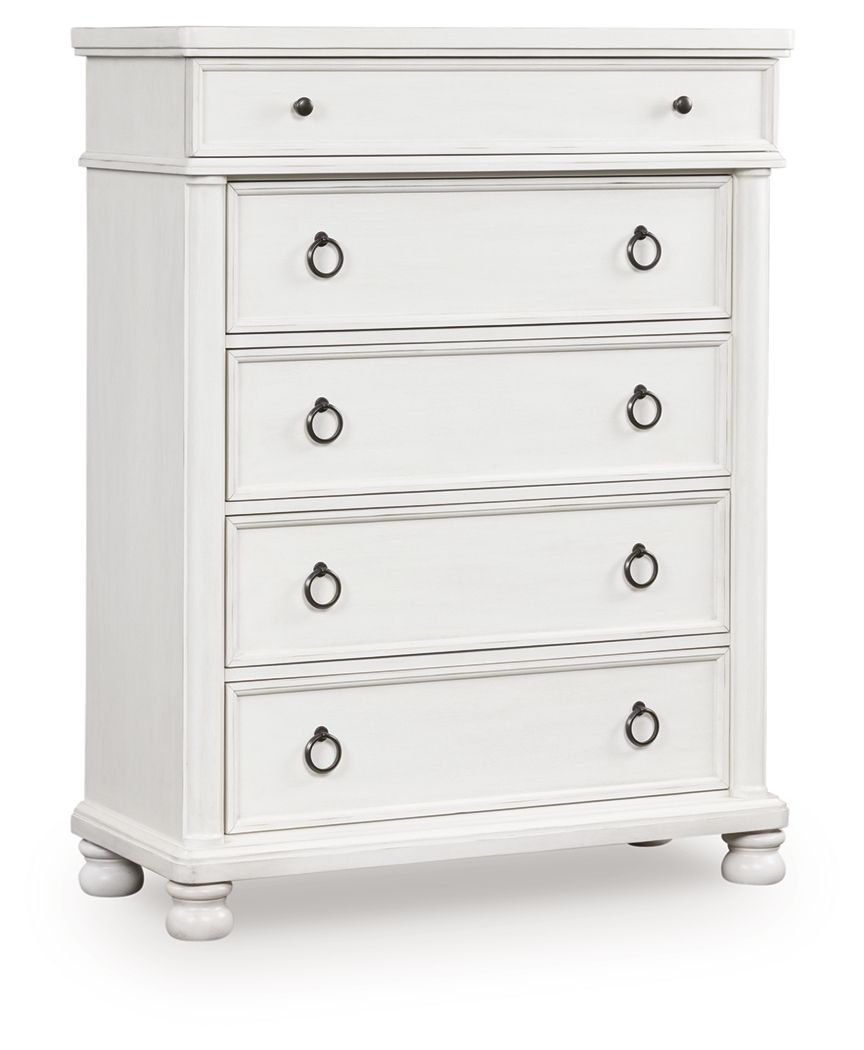 Rowlenstown Antique White Chest