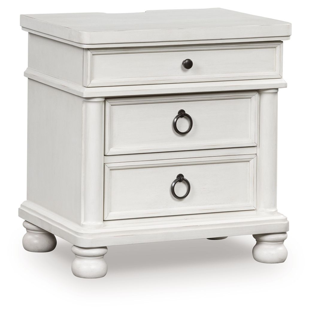 Rowlenstown Antique White Nightstand