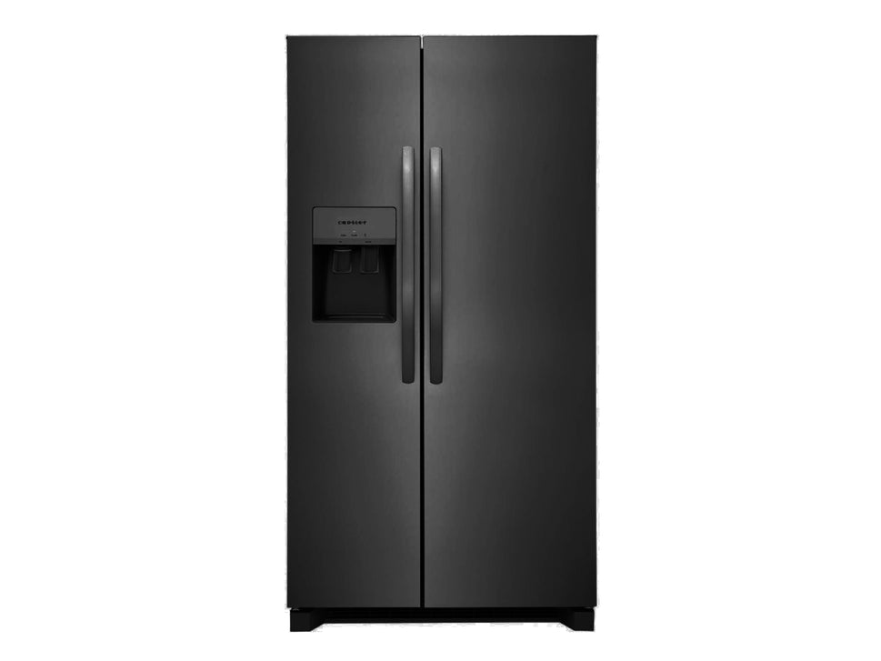 CROSLEY 25.6 Cubic Foot Side -By-Side Refrigerator Black