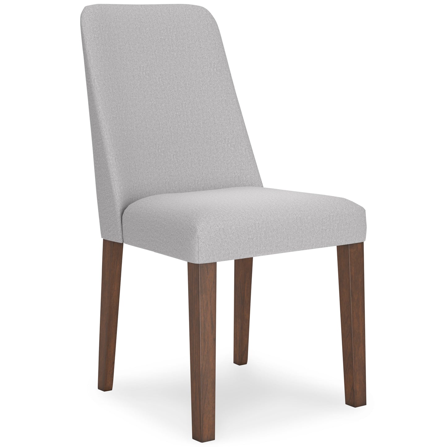 Lyncott white upholstered dining chair