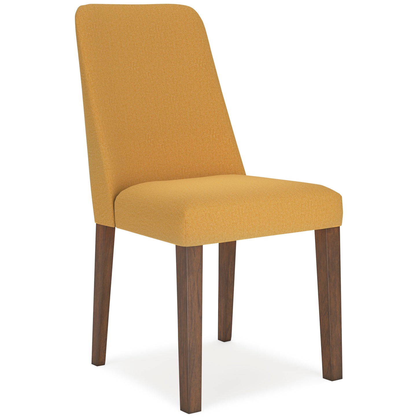 Lyncott yellow upholstered dining chair