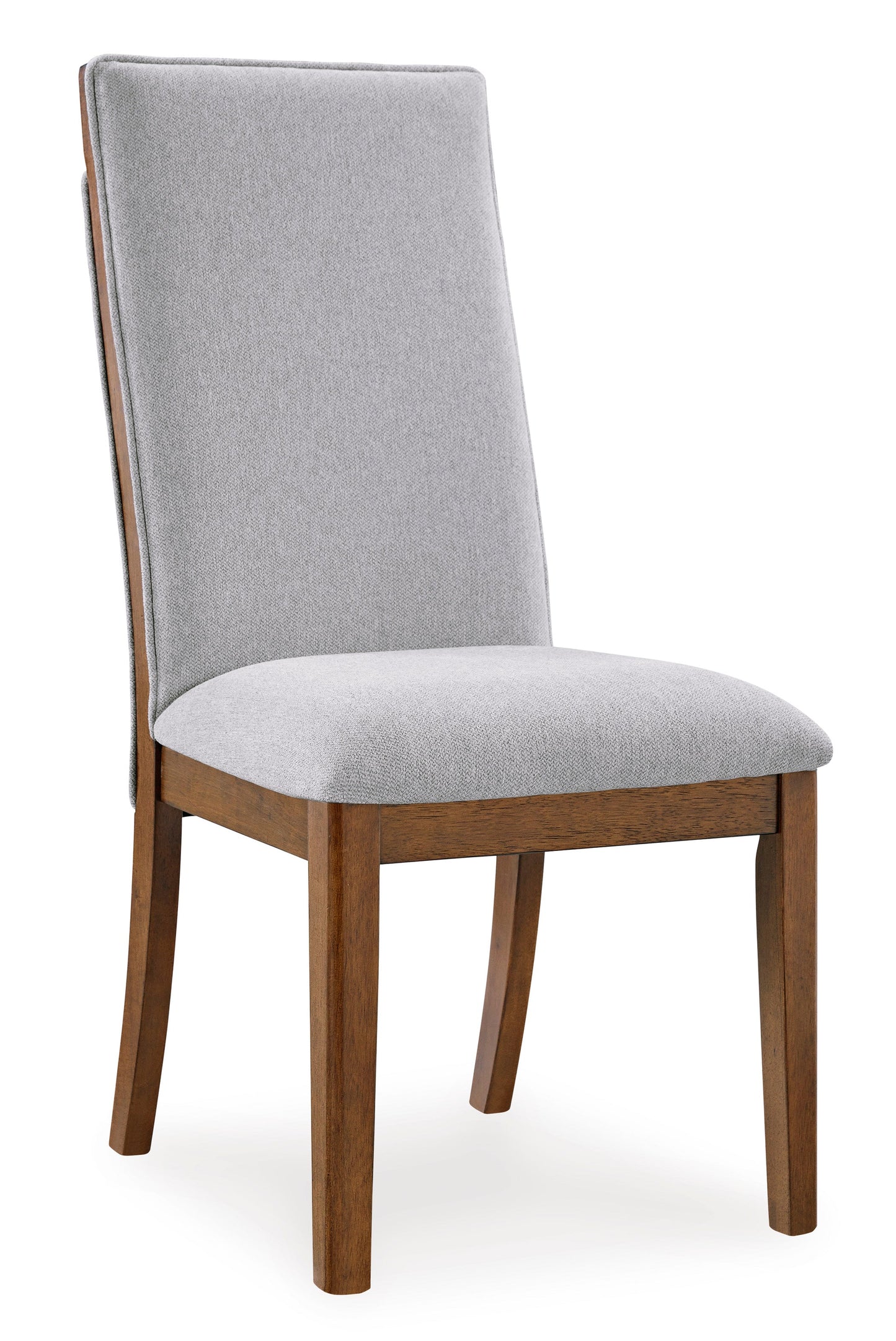 Lyncott white upholstered dining chair