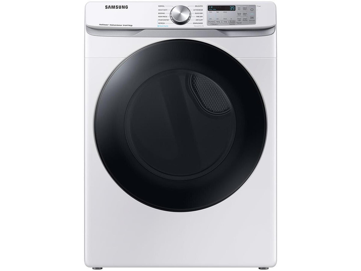 Samsung Steam Sanitize+, Sensor Dry, 7.5 cu.ft. (DVE45B6300W) Dryer