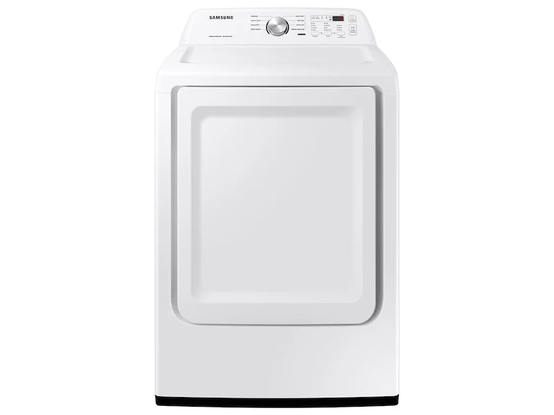 Samsung Sensor Dry, Reversible Dryer Door, 7.2 cu.ft. (DVE45T3200W)