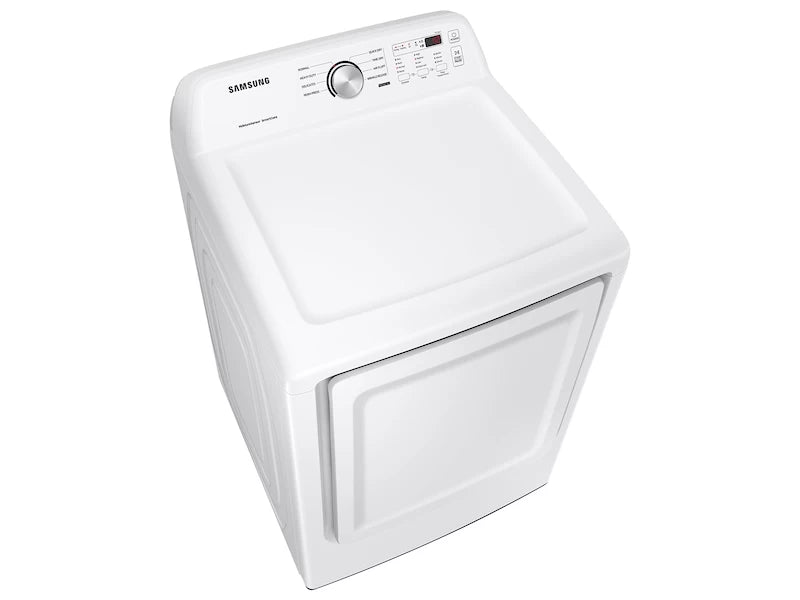 Samsung Sensor Dry, Reversible Dryer Door, 7.2 cu.ft. (DVE45T3200W)