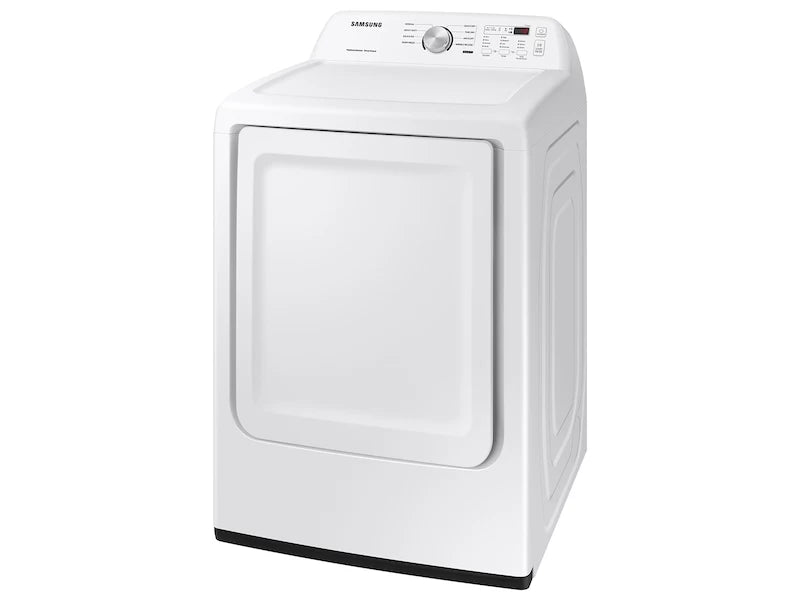 Samsung Sensor Dry, Reversible Dryer Door, 7.2 cu.ft. (DVE45T3200W)