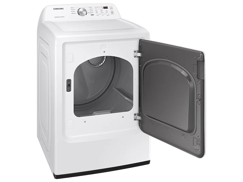 Samsung Sensor Dry, Reversible Dryer Door, 7.2 cu.ft. (DVE45T3200W)