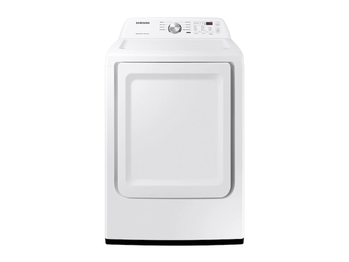Samsung Sensor Dry, Reversible Dryer Door, 7.2 cu.ft. (DVE45T3200W)