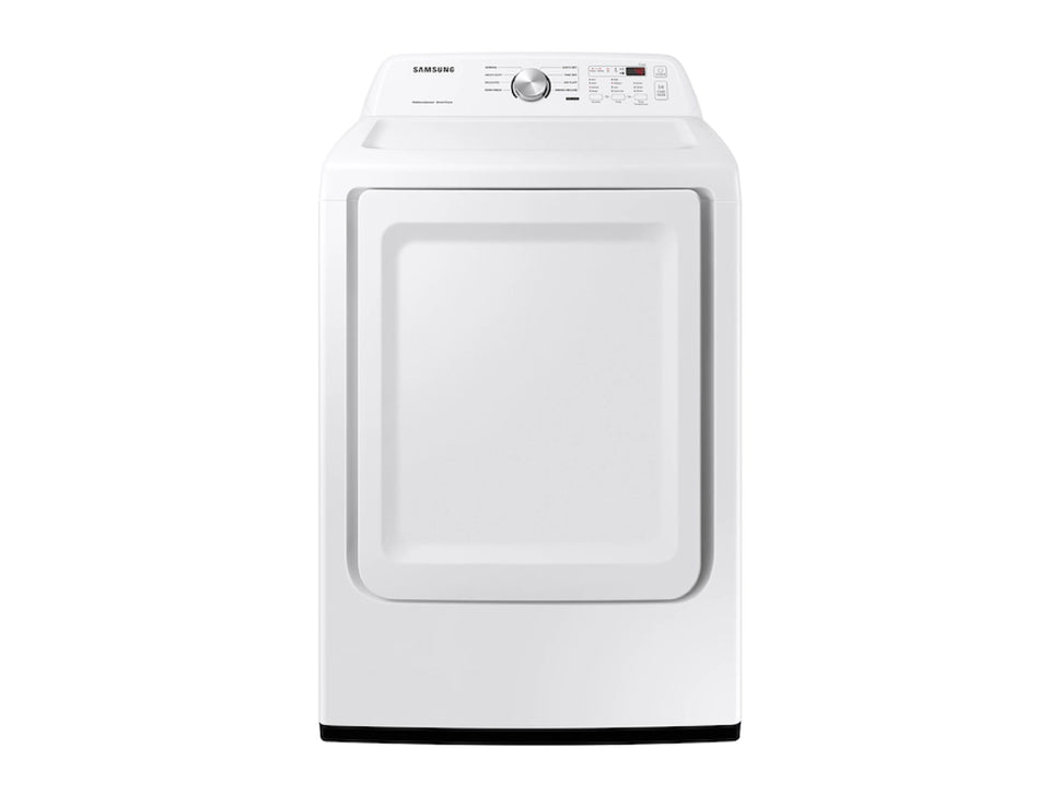 Samsung Sensor Dry, Reversible Dryer Door, 7.2 cu.ft. (DVE45T3200W)