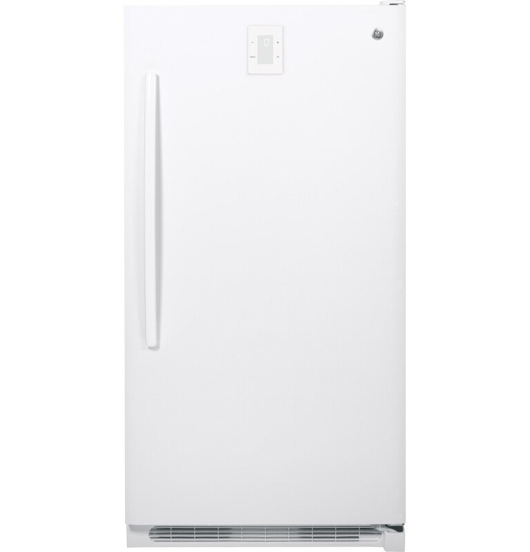GE 17.3 Cu. Ft. Frost-Free Garage Ready Upright Freezer (FUF17SMRWW)