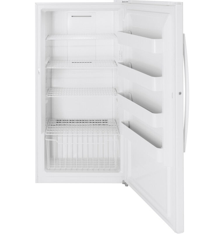 GE 17.3 Cu. Ft. Frost-Free Garage Ready Upright Freezer (FUF17SMRWW)