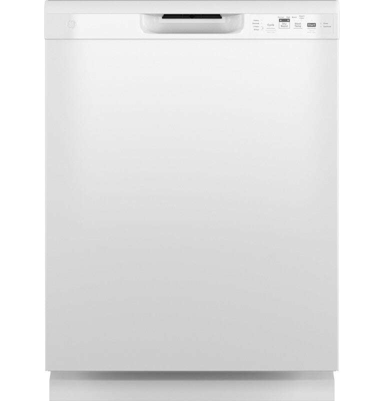 GE Dishwasher with Front Controls (GDF535PGRWW)