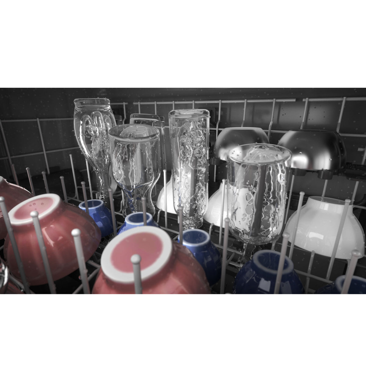 GE Top Control with Plastic Interior Dishwasher with Sanitize Cycle & Dry Boost (GDT630PYRFS)