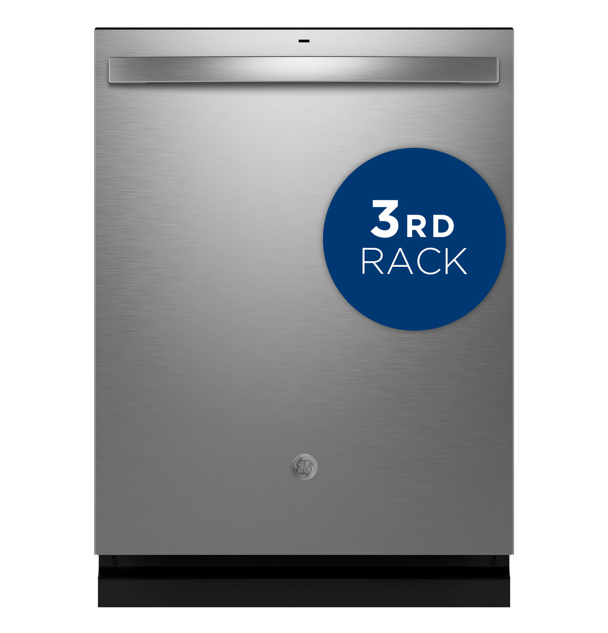 GE Fingerprint Resistant Top Control with Stainless Steel Interior Dishwasher with Sanitize Cycle (GDT650SYVFS)