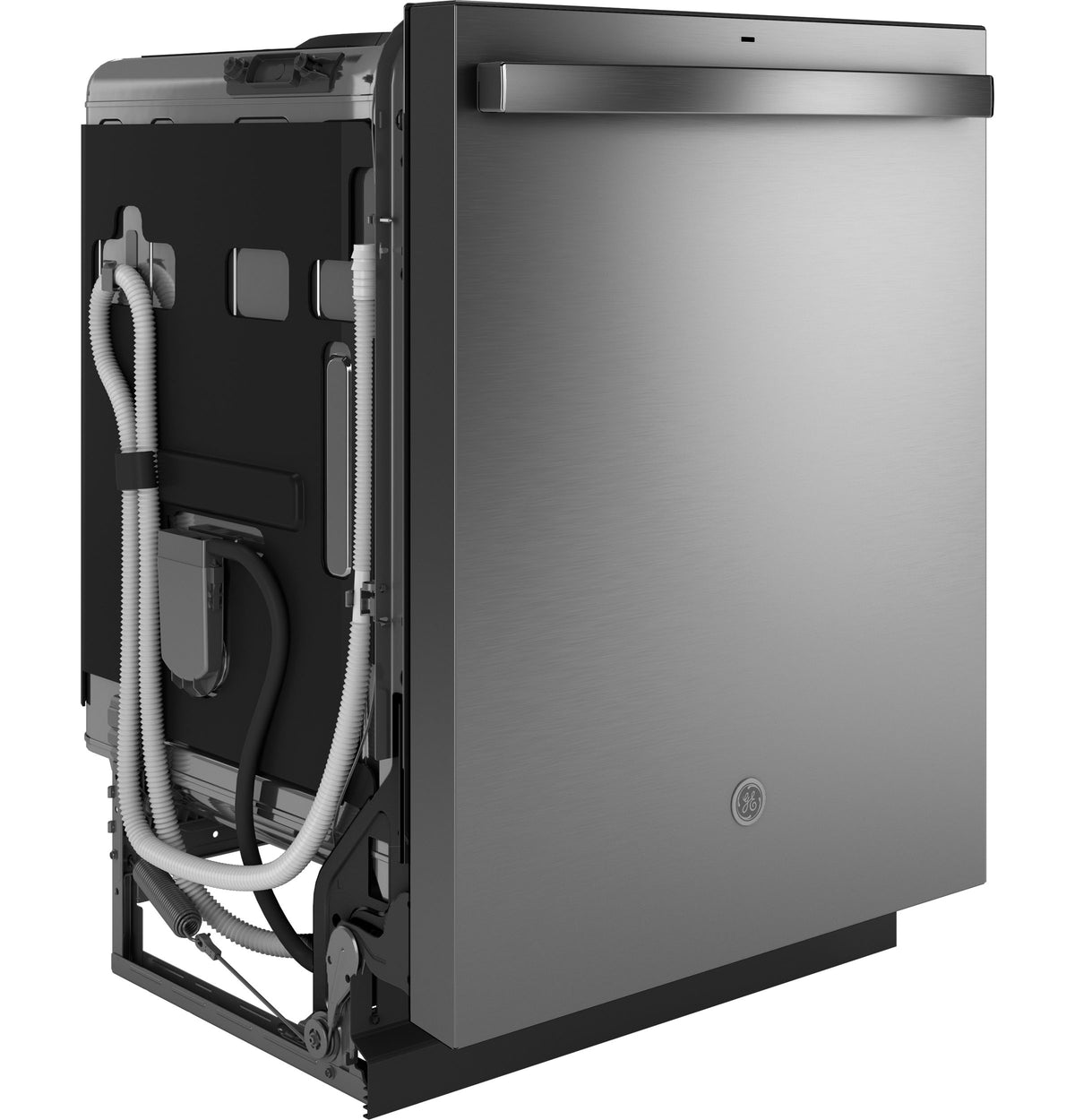 GE Fingerprint Resistant Top Control with Stainless Steel Interior Dishwasher with Sanitize Cycle (GDT650SYVFS)