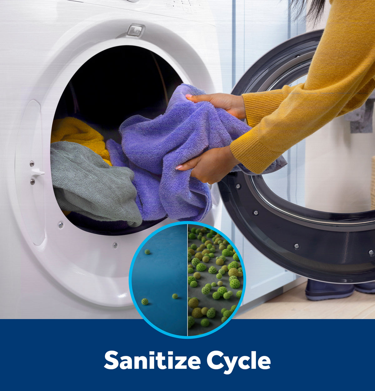 GE 7.8 cu. ft. Capacity Smart Front Load Electric Dryer with Steam and Sanitize Cycle (GFD65ESSVWW)