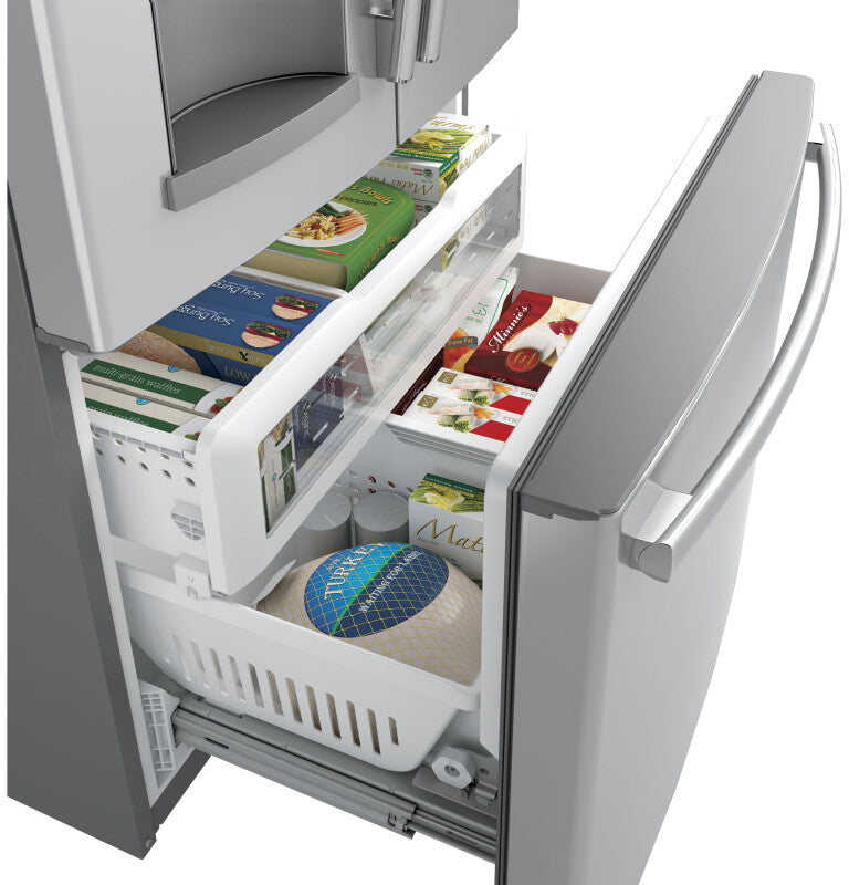 GE 27.7 Cu. Ft. Fingerprint Resistant French-Door Refrigerator (GFE28GYNFS)