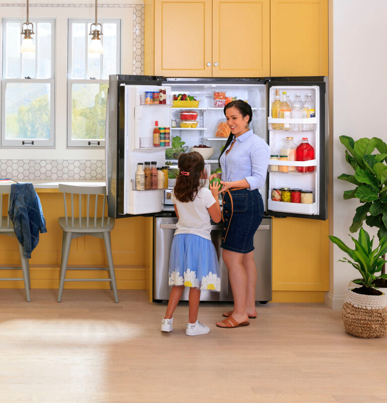 GE 27.7 Cu. Ft. Fingerprint Resistant French-Door Refrigerator (GFE28GYNFS)