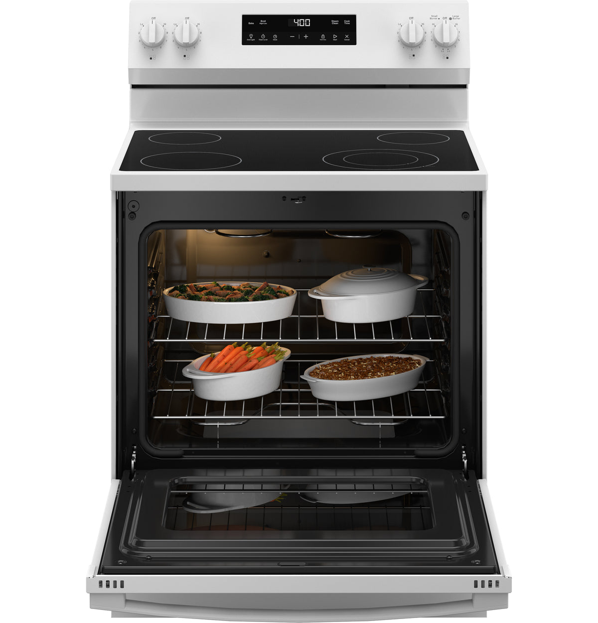 GE 30" Free-Standing Electric Range (GRF400SVWW)