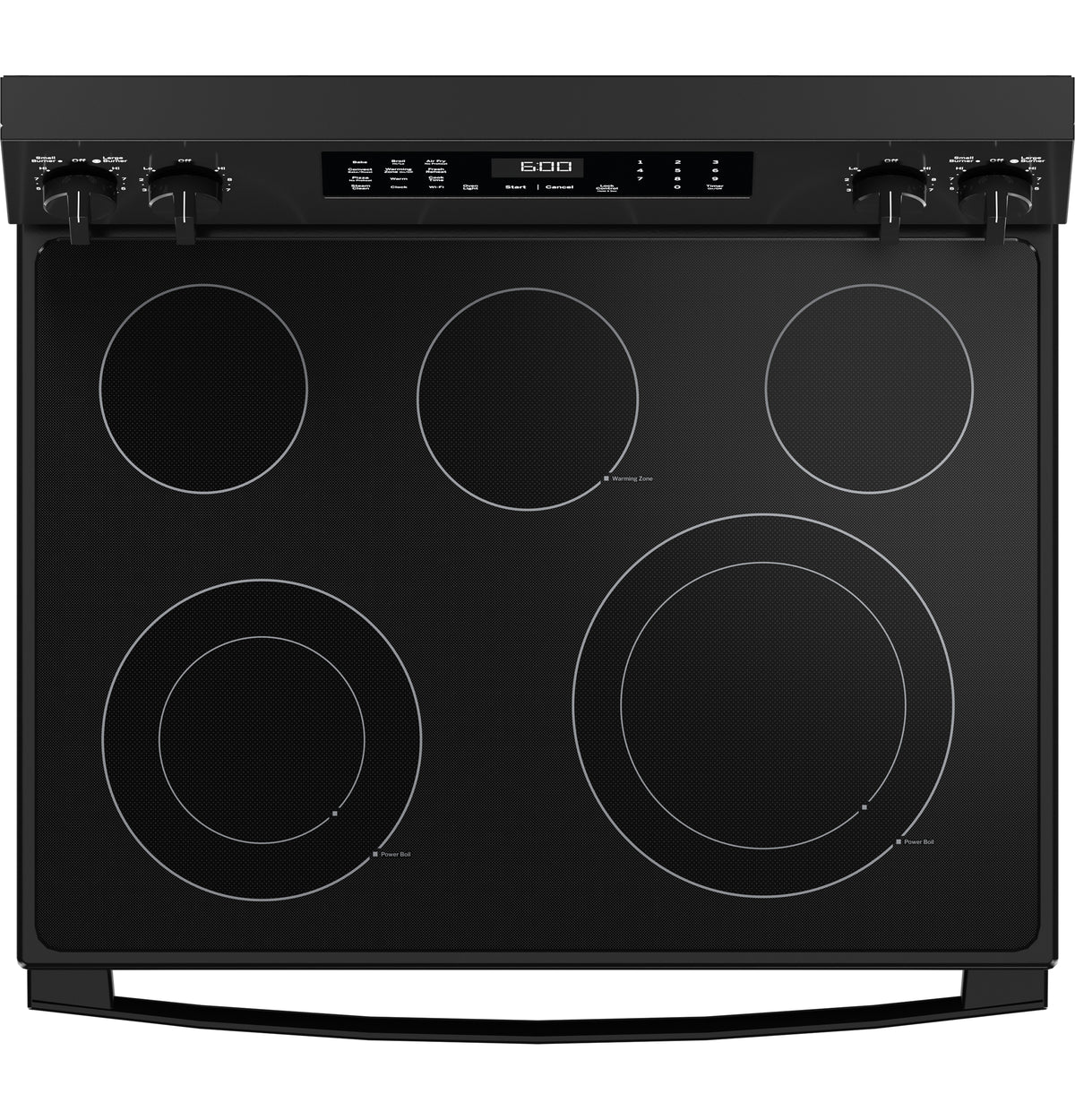 GE 30" Free-Standing Electric Convection Range with No Preheat Air Fry and EasyWash Oven Tray (GRF600AVBB)