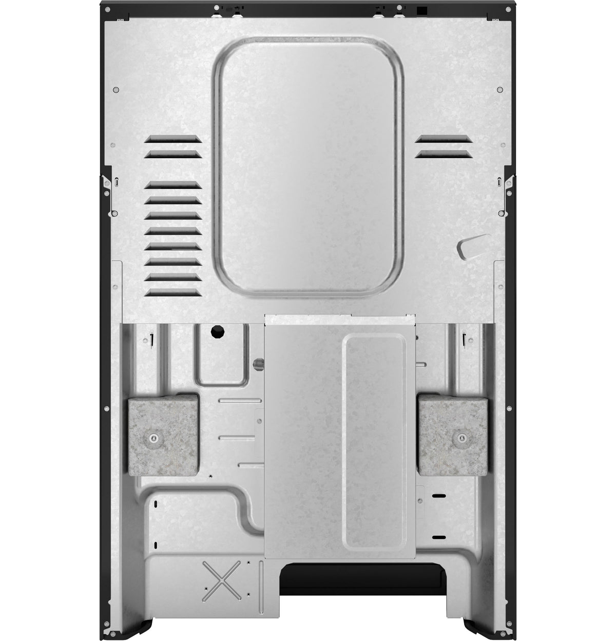 GE 30" Free-Standing Electric Convection Range with No Preheat Air Fry and EasyWash Oven Tray (GRF600AVBB)