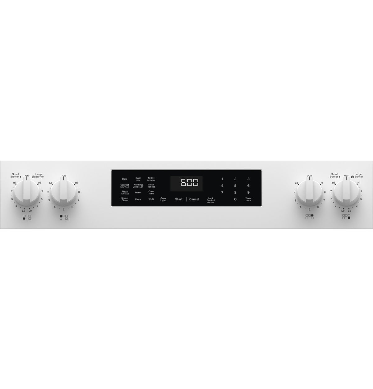 GE 30" Free-Standing Electric Convection Range with No Preheat Air Fry and EasyWash Oven Tray (GRF600AVWW)
