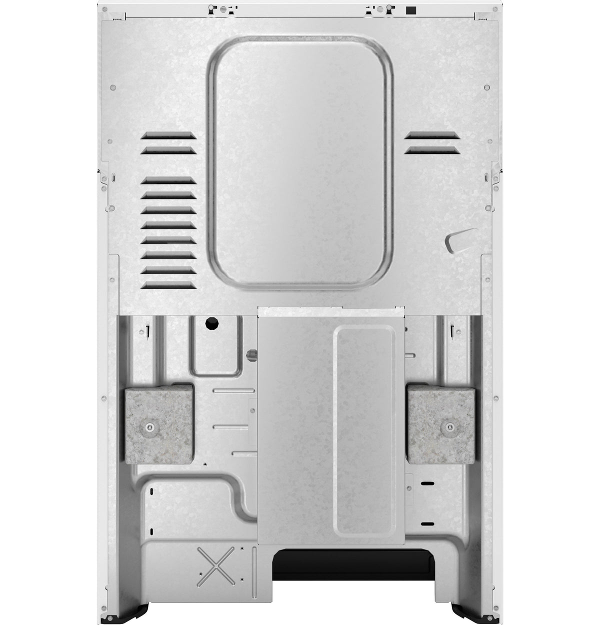 GE 30" Free-Standing Electric Convection Range with No Preheat Air Fry and EasyWash Oven Tray (GRF600AVWW)