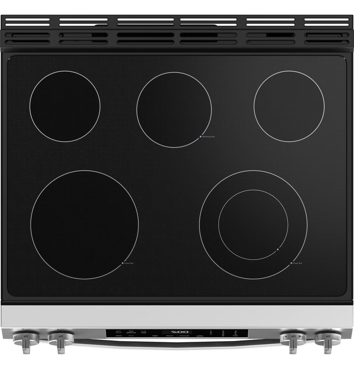 GE 30" Slide-In Electric Range with Crisp Mode (GRS500PVSS)