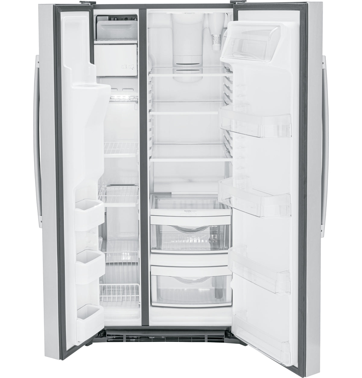 GE 23.0 Cu. Ft. Side-By-Side Refrigerator (GSS23GYPFS)