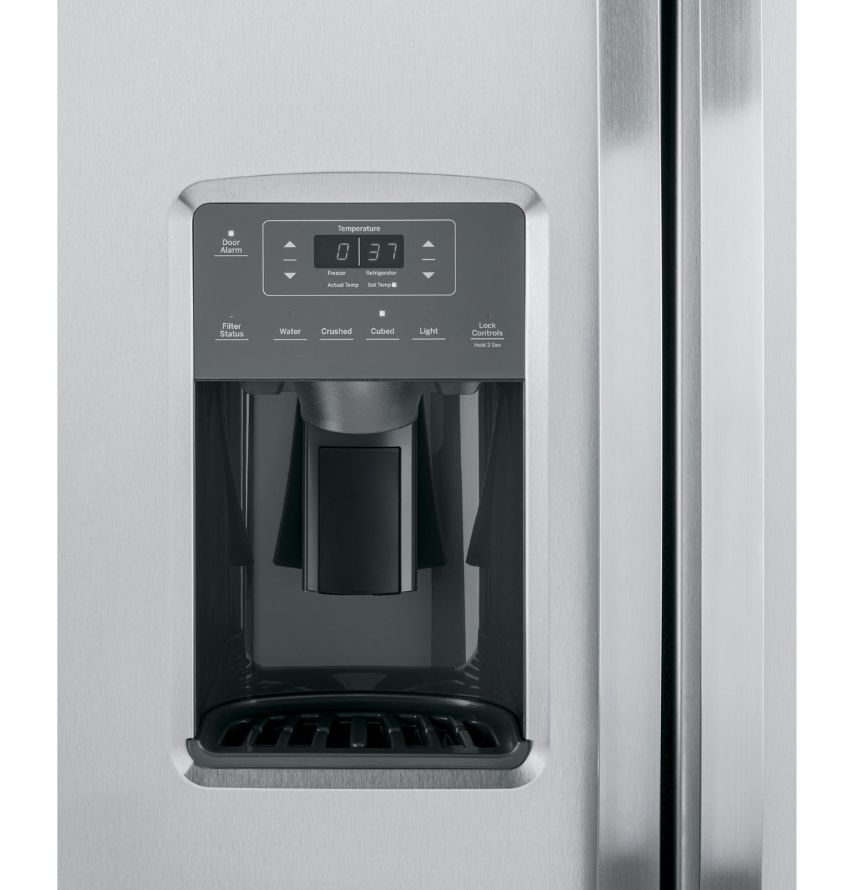 GE 23.0 Cu. Ft. Side-By-Side Refrigerator (GSS23GYPFS)