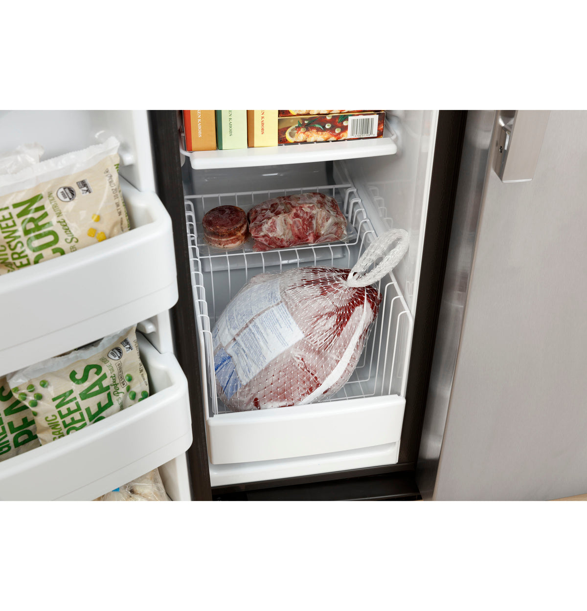 GE 23.0 Cu. Ft. Side-By-Side Refrigerator (GSS23GYPFS)